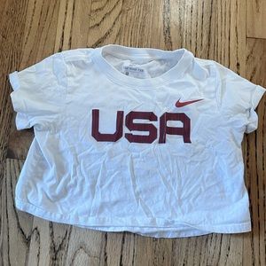 USA youth girls Nike crop top